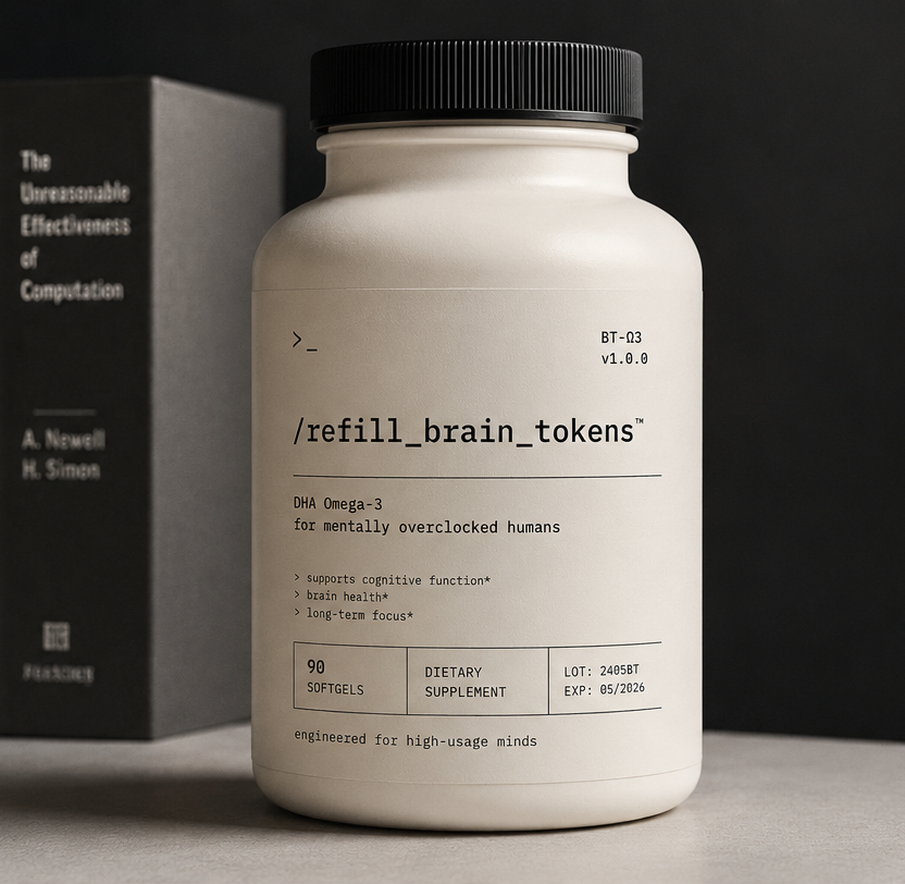 Brain Tokens supplement bottle